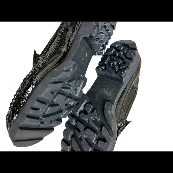 ANTONIO MELANI BLACK PATTON LEATHER LOAFERS - Picture 5 of 5